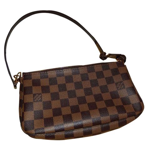 pochette louis vuitton damier noir|louis vuitton damier wallet.